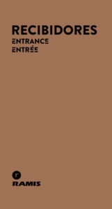 Portada del catálogo de recibidores de Muebles Ramis